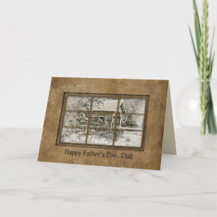 Father's Day- Preacher Dad - Window-Covered Bridge Karte