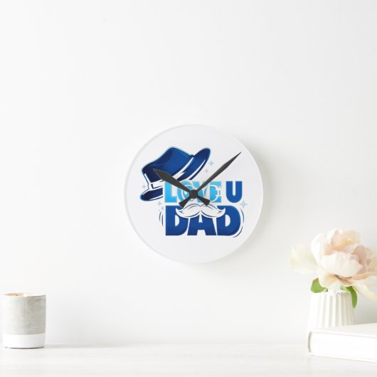 father's day runde wanduhr (Zuhause)