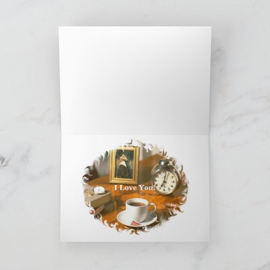 Fathers Day Scene Karte (Innenseite)