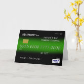 Father's Day, Someone Essential, Credit Card, Karte (Gelbe Blume)