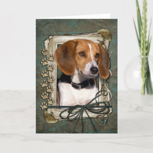Fathers Day - Stone Paws - Beagle Karte