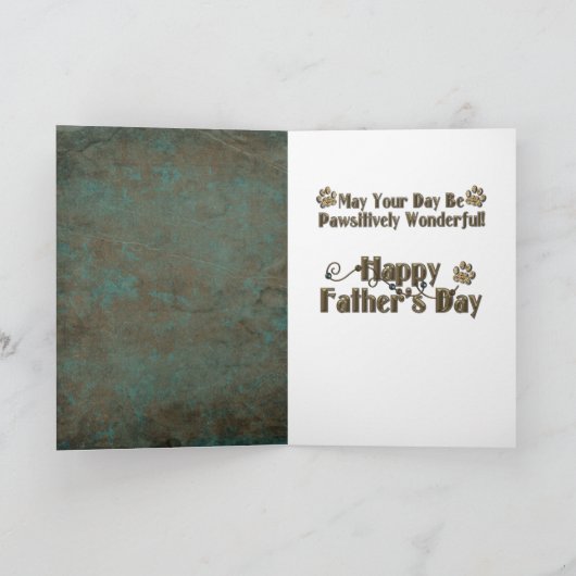 Fathers Day - Stone Paws - Beagle Karte (Innenseite)