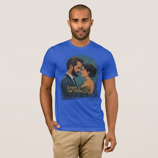 "Father's Day T-Shirt – World's Best Dad | Unique (Vorne ganz)