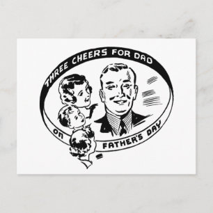 Father's Day Vintage Postcard Postkarte