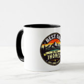 Father's Day with an adventure theme Tasse (Vorderseite Links)