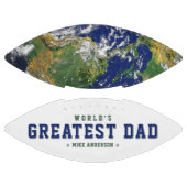 Father's Day World's Greatest Dad Planet Earth Football (Paneele)