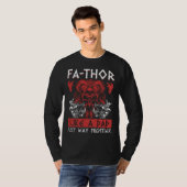 Fathor Like A Dad Just Way Mightier Father s Day T-Shirt (Vorne ganz)