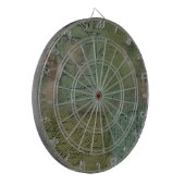 Fatigue Green 1919 Dart Board Dartscheibe (Vorderseite Links)