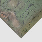 Fatigue Green 1919 Tissue Seidenpapier (Ausschnitt)