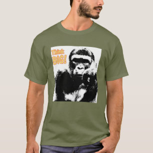 Fatigue Green Gorilla Pop Art Motivierend Trendy T-Shirt