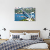 Fatih Sultan Mehmet Bridge über den Bosporus, Leinwanddruck (Insitu (Schlafzimmer))