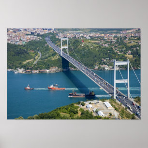 Fatih Sultan Mehmet Bridge über den Bosporus, Poster