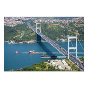 Fatih Sultan-Mehmet-Brücke über den Bosporus, Fotodruck