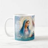 Fátima Angel Christliche religiöse Tasse (Links)