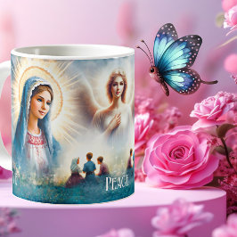 Fátima Angel Christliche religiöse Tasse