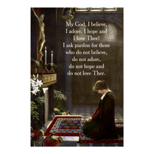 Fatima Angel Prayer Poster (Vorderseite)