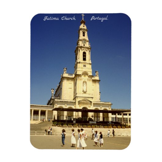Fatima Church Portugal Magnet (Vertikal)
