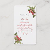 Fatima - Fatima Prayer Card Begleitkarte (Rückseite)