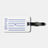 Fatima Gepäckmarke Gepäckanhänger (Rückseite horizontal)