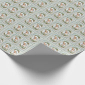 Fatima Selige Jungfrau Mary Katholische Blume Geschenkpapier (Ecke)