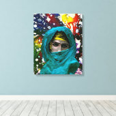 Fatima von Michael Moffa Leinwanddruck (Insitu (Holzboden))