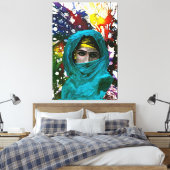 Fatima von Michael Moffa Leinwanddruck (Insitu (Schlafzimmer))