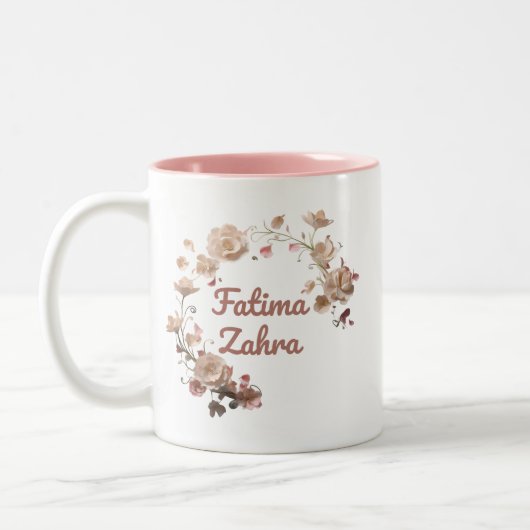 Fatima Zahra Floral Tasse (Links)