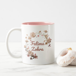 Fatima Zohra Floral Tasse