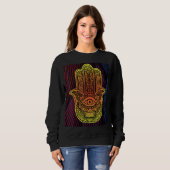 Fatimas-Handschutzsymbol Sweatshirt (Vorne ganz)
