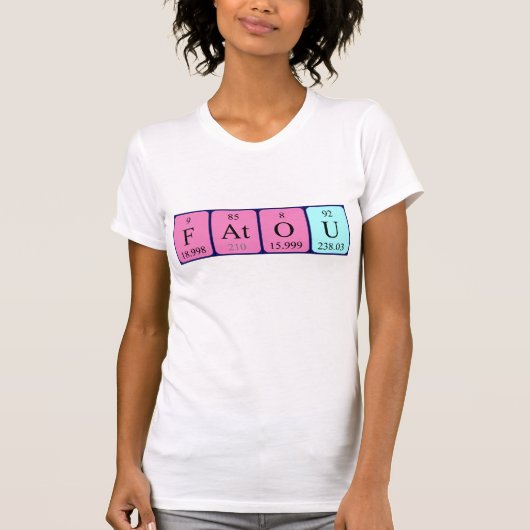 Fatou Periodenname Shirt (Vorderseite)