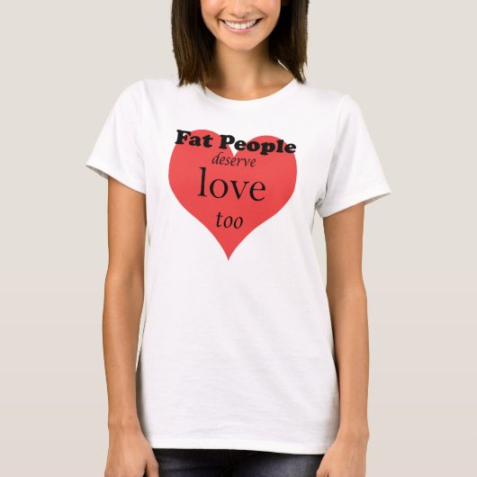 FatPeople-WhiteTshirt T-Shirt (Vorderseite)