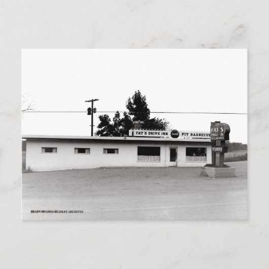 Fat's Drive-In Postkarte (Vorderseite)