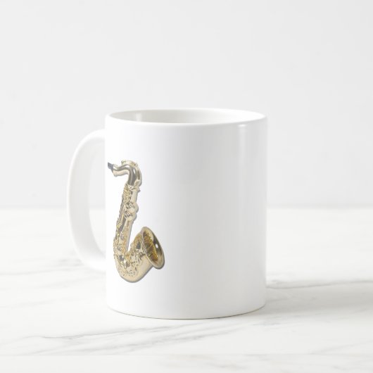 FatSaxophone040311 Kaffeetasse (Vorderseite Links)