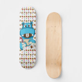 Fatso das Flusspferd Skateboard (Vorderseite)