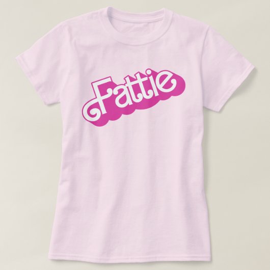 Fattie Plus Größe BBW Fett Girl Retro 90er Jahre S T-Shirt (Design vorne)