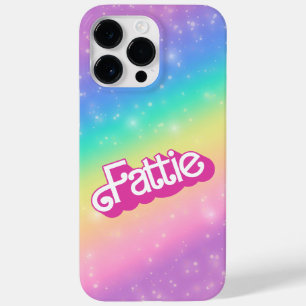 Fattie Plus Größe Regenbogen Retro 90er Nostalgie Case-Mate iPhone 14 Pro Max Hülle