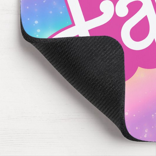 Fattie Plus Größe Regenbogen Retro 90er Nostalgie  Mousepad (Ecke)