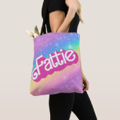 Fattie Plus Größe Regenbogen Retro 90er Nostalgie Tasche (Von Nahem)