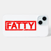Fatty-Briefmarke Case-Mate iPhone Hülle (Rückseite (Horizontal))