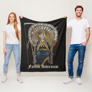 Fatum Aeternum - Gotisches Design Fleecedecke