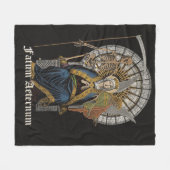 Fatum Aeternum - Gotisches Design Fleecedecke (Vorderseite (Horizontal))