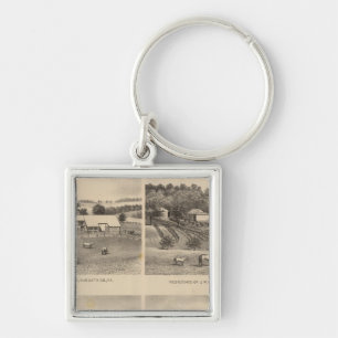 Fauber, Randolph, Dudley, Mische Residenzen Schlüsselanhänger