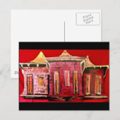 Faubourg Rouge Postkarte (Vorne/Hinten)