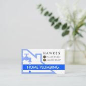 Faucet Leaking Under Roof Building Frame Visitenkarte (Stehend Vorderseite)