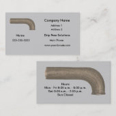 Faucet Plumbing Visitenkarten Visitenkarte (Vorne/Hinten)