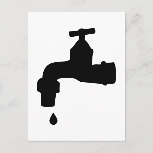 Faucet Postkarte (Vorderseite)