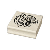 Fauchendes Tigerprofil Gummistempel (Stempel)