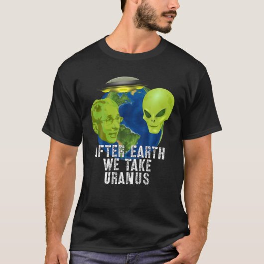 Fauci Alien UFO Weltraum Funny Conservative Ant T-Shirt (Vorderseite)
