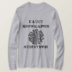 Fauci Biowaffenüberlebender Langschläfer T - Shi T-Shirt