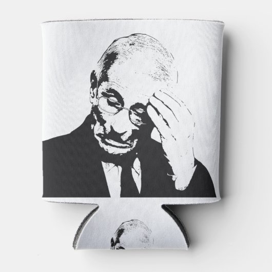 Fauci Facepalm Dosenkühler (Vorderseite)